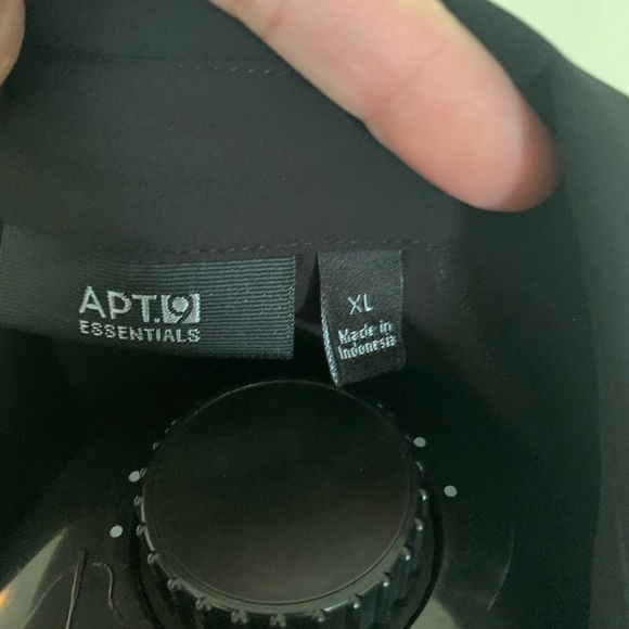 APT 9 Essentials Blouse-Black - Picture 7 of 7